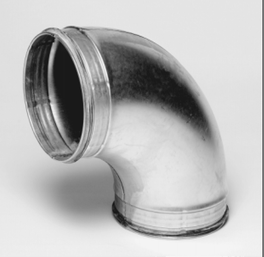 Bërryl shtypës i mbyllur prej çeliku inox Spiro 90°