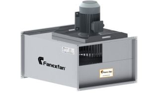 FHDK-SK  Harici Motorlu Öne Eğimli Sık Kanatlı Dikdörtgen Kanal Fan