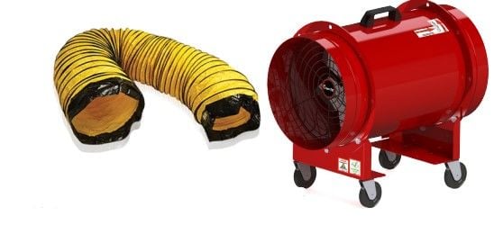 FMF-AL Alüminyum Pervaneli Taşınabilir Kovanlı Aksiyal Mobil Fan