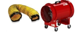 Ventilator Aksial i Lëvizshëm FMF-AL me Rrotullues Alumini