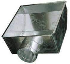 Kare Anemostad Kutusu Boğaz Ölçüsü 15*15  Dıştan Dışa Ölçü 30*30 cn - Q150 MM - 13 MM KAUÇUK