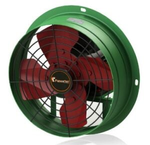 F4-KY Harici Motorlu 4 Kanatlı Metal Pervaneli Yuvarlak Aksiyal Fan