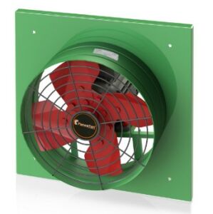 F4-KK Harici Motorlu 4 Kanatlı Metal Pervaneli Kare Kasalı Aksiyal Fan