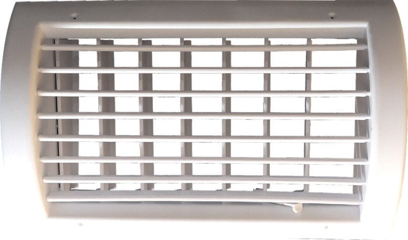 Sipiro Oval Pvc Menfez Q300 (30*20) - DAMPERLİ - GRİ