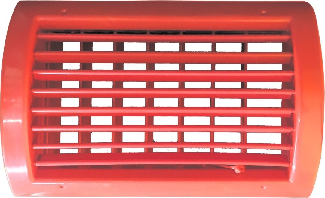 Sipiro Oval PVC Vent Q300 (30*20) - WITHOUT DAMPER - RED