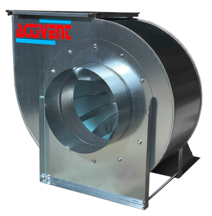 Ventilatorë radialë të galvanizuar me hyrje të vetme, të lakuar përpara dhe me teh të rrallë RSVR