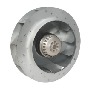 Ventilatorë të tipit KDRP me helikë të motorizuar me rotor të jashtëm të lakuar prapa dhe me teh të rrallë