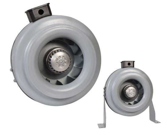 Ventilator me seksion rrethor me motor të rotorit të jashtëm me teh të rrallë dhe të lakuar prapa KTYF