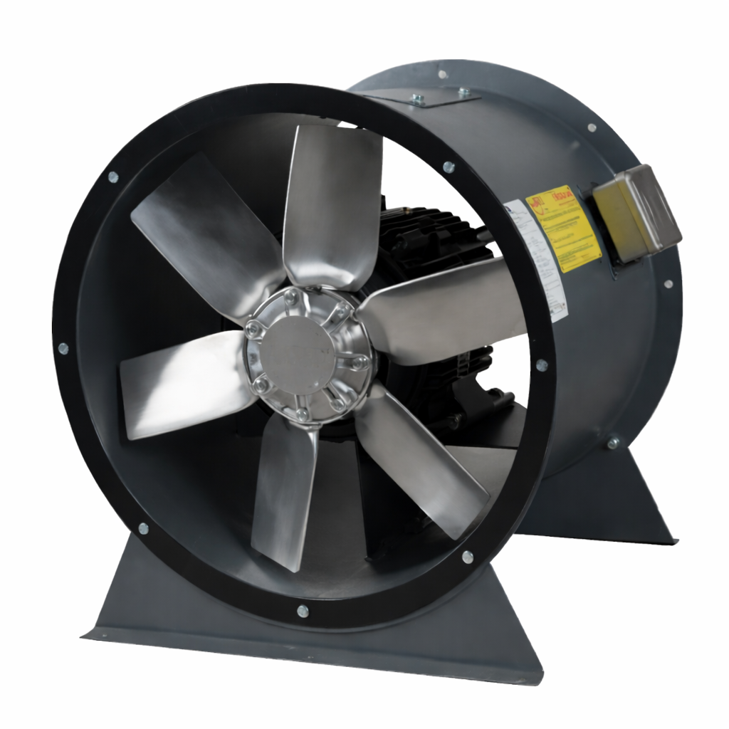 AKAP-A Alüminyum Pervaneli Direkt Akuple Kovanlı Aksiyal Fan