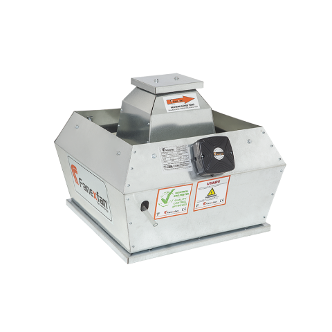 FDRÇ-H Dikey Atışlı Harici Motorlu Radyal Çatı Fanı