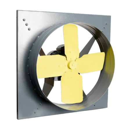 ADMP 4 Kanatlı Metal Pervaneli Kare Çerçeveli Aksiyal Fan