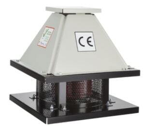 FBCF Yatay Atışlı Harici Motorlu Radyal Çatı Fanı