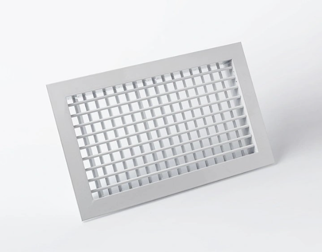 Ventilim plastik me dy rreshta, i bardhë
