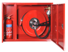 1''-2'' Fire Cabinet (with Tube Compartment) on plaster