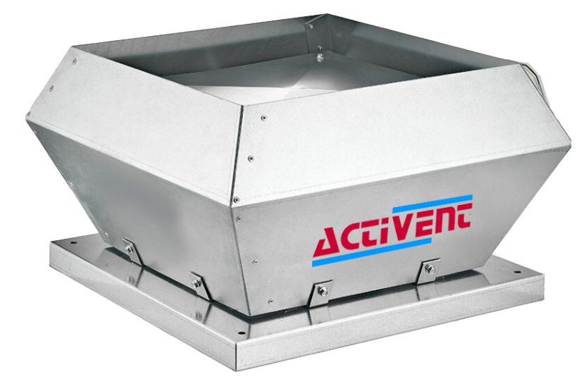 CRDF Radyal Pervaneli Dikey Atışlı Direkt Akuple Motorlu Çatı Fanı