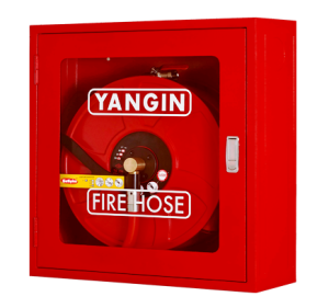 1''-2'' Yangın Dolabı Sıva Üstü (Camlı) MR-004-20 MT HORTUMLU - 2'' VANALI
