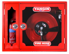 Fire Cabinet (Tube Compartment, Flush Mounted Glass)