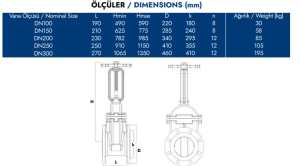 Yükselen Milli Sürgülü Vana (OS&Y)