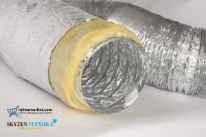 INSULATED FULLY FLEXIBLE ALUMINUM FLEX AIR DUCT