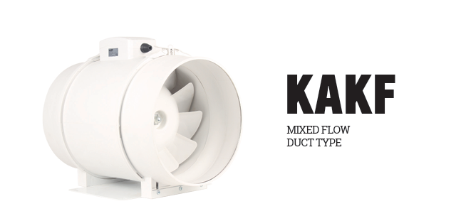 Mixed Flow Duct Type Fan