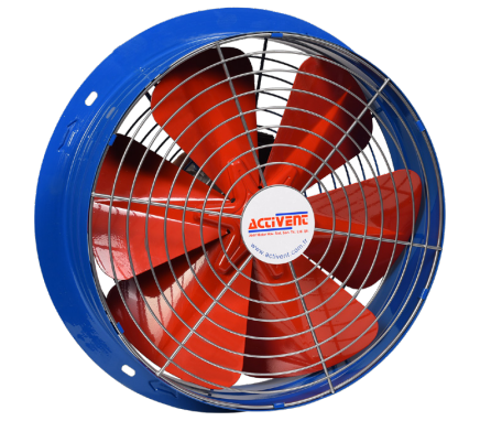 AYST 6-Bladed Metal Propeller Circular Case, Industrial Type Direct Driven Motor