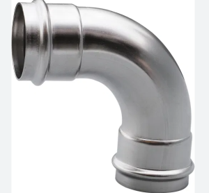 Spiro Stainless Steel Sealed Press Elbow 90°